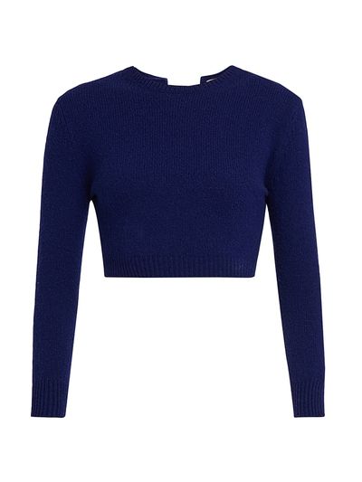 Jil Sander Women's Crop Wool Sweater
