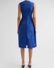 Jil Sander Women's Faille Seamed A-Line Dress - 3
