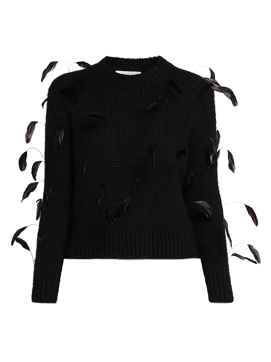 Jil Sander - Women's Feather Alpaca-Wool-Blend Sweater