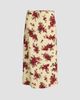 Jil Sander Women's Floral Enverse Satin Midi Skirt - 1