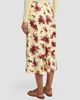 Jil Sander Women's Floral Enverse Satin Midi Skirt - 3