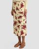 Jil Sander Women's Floral Enverse Satin Midi Skirt - 4