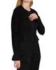 Jil Sander Women's Frill-Trim Rib-Knit Cardigan - 6