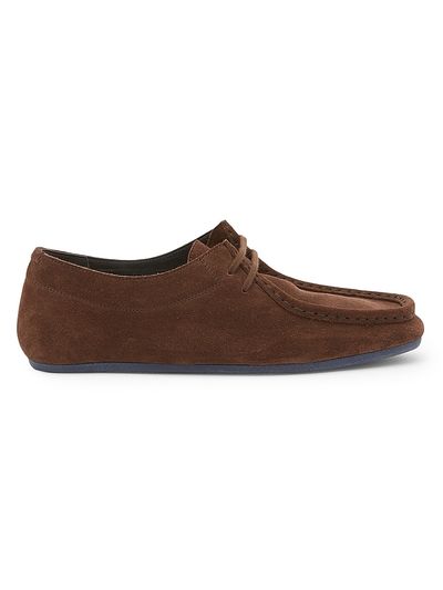 Jil Sander Women's Hood Suede Lace-Up Loafers