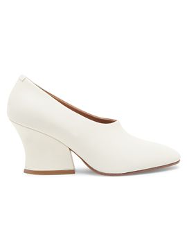 Jil Sander Women's Lune 75MM Leather Pumps