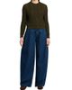 Jil Sander Women's Oversized Denim Barrel-Leg Trousers - 2