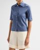 Jil Sander Women's Pleated Collar Cotton Shirt - 4