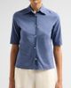 Jil Sander Women's Pleated Collar Cotton Shirt - 5