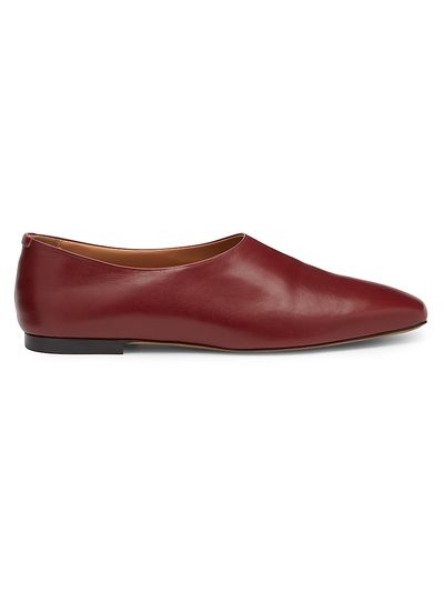Jil Sander Women's Prince Leather Ballerina Flats