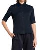 Jil Sander Women's Sable Short-Sleeve Shirt - 3
