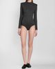 Jil Sander Women's Shoulder Pad Wool Jersey Bodysuit - 2