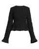 Jil Sander Women's Smocked Fitted Frill Jacket - 1