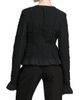 Jil Sander Women's Smocked Fitted Frill Jacket - 5