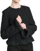 Jil Sander Women's Smocked Fitted Frill Jacket - 6