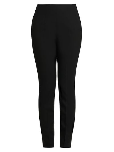 Jil Sander Women's Stretch-Wool Darted Flat-Front Trousers