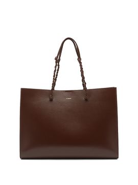 Jil Sander Women's Tangle East-West Leather Shopper Tote Bag