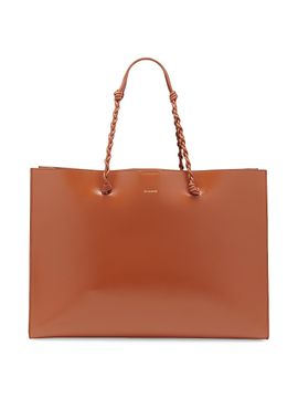 Jil Sander Women's Tangle Leather Shopping Tote Bag