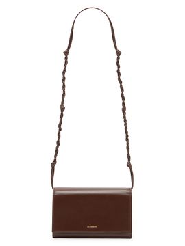 Jil Sander Women's Tangle Leather Wallet-On-Strap