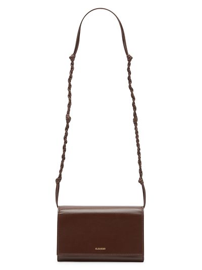 Jil Sander Women's Tangle Leather Wallet-On-Strap
