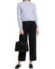 Jil Sander Women's Wool-Mohair Canvas Pleated Trousers - 2