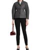 Jil Sander Women's Wool Melange Tapered-Waist Single-Breasted Jacket - 2