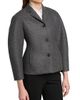 Jil Sander Women's Wool Melange Tapered-Waist Single-Breasted Jacket - 6