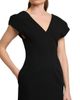 Jil Sander Women's Wool Sable Midi-Dress - 6