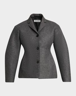 Jil Sander Wool Melange Jacket