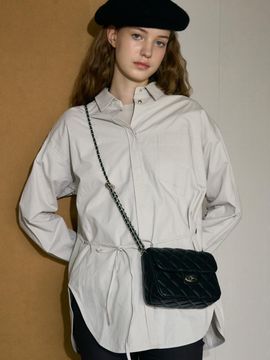 JILL BY JILLSTUART ANNA Small Quilted Chain Crossbody Bag (JLBA5E000BK)