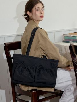 JILL BY JILLSTUART Charlie Ribbon Large Shoulder Bag (JLBA5E031IV)