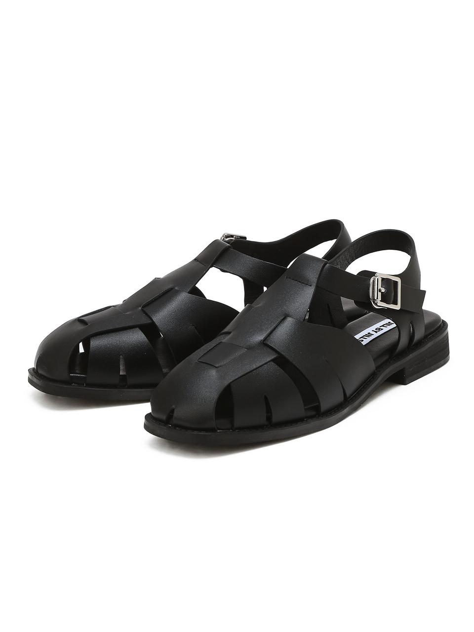 JILL BY JILLSTUART NOVA Fisherman Sandals (JLSO5E670BK)