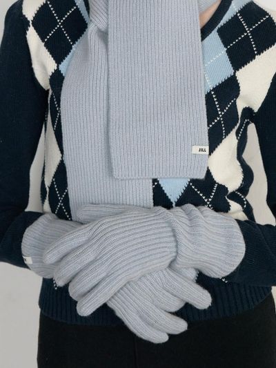 JILL BY JILLSTUART wool cashmere knit finger hole gloves 4 COLORS (JL