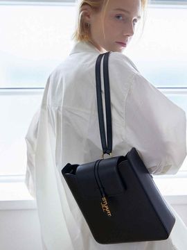 JILLSTUART [Becky] Black Embossed Shoulder and Backpack