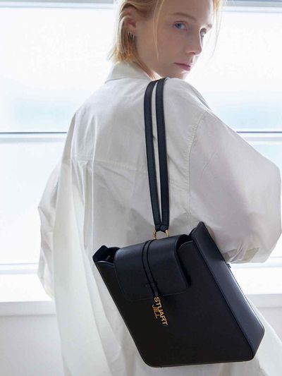 JILLSTUART [Becky] Black Embossed Shoulder and Backpack