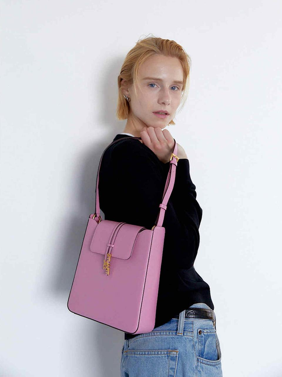 JILLSTUART [Becky] Powder Pink Embossed Shoulder and Backpack