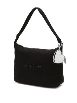 JILLSTUART Black Nylon Hobo Type Shoulder and Cross bag L