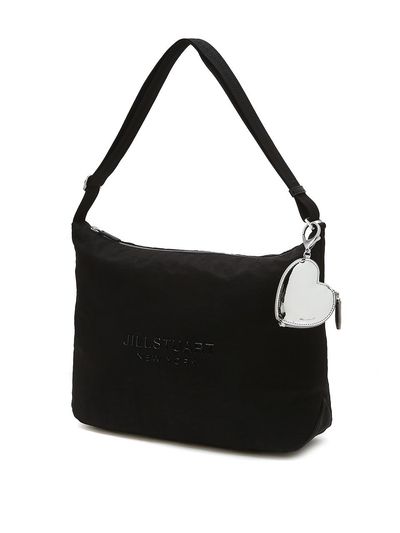 JILLSTUART Black Nylon Hobo Type Shoulder and Cross bag L