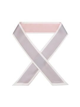 JILLSTUART Double-Color Long Twilly Silk Scarf
