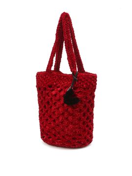JILLSTUART Floating Velvet Mood Heart Charm Shoulder Bag [RED] (JABA4F529R3)