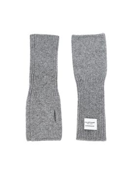 JILLSTUART Gray Melange Wool-Cashmere Blend  Hand Warmer
