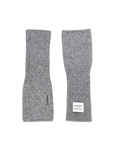 JILLSTUART Gray Melange Wool-Cashmere Blend  Hand Warmer