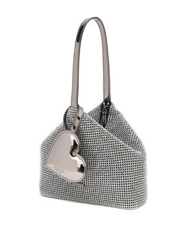 JILLSTUART Heart Stella Cubic Heart Charm Tote Bag (JABA5E472BK) [Black]