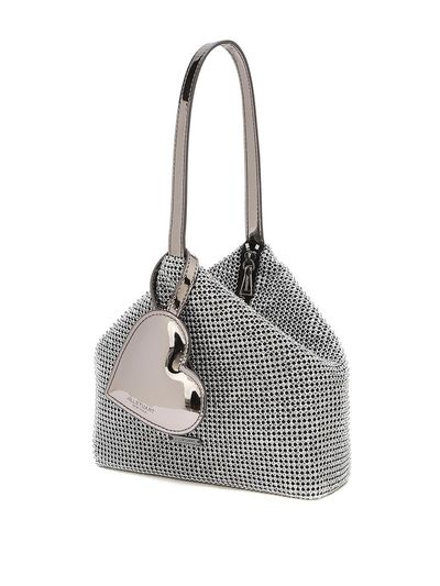 JILLSTUART Heart Stella Cubic Heart Charm Tote Bag (JABA5E472BK) [Black]