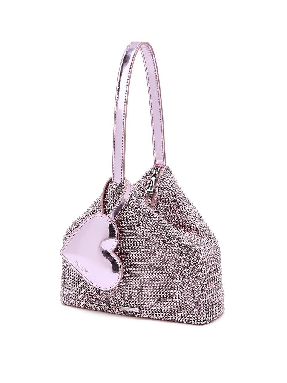 JILLSTUART Heart Stella Cubic Heart Charm Tote Bag [Pink] (JABA5E462P2)