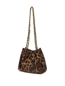 JILLSTUART Leopard Print Cowhide Mini Coco Chain Crossbody Shoulder Bag (JAWA5E363W2)