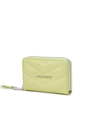 JILLSTUART [MOMA] Quilting Leather Zipper Card Wallet