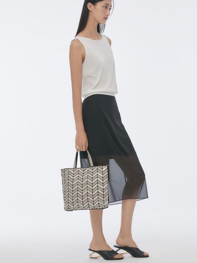 JILLSTUART [Musebag] Beige Multi-Color Rosella Prism Tote Bag