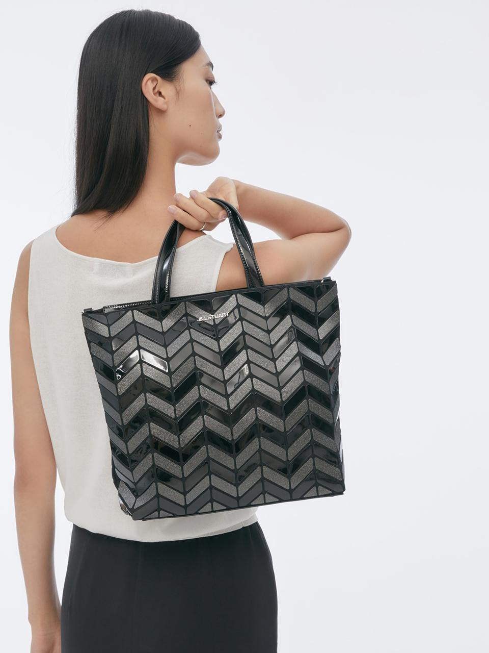 JILLSTUART [Musebag] Black Multi-Color Rosella Prism Tote Bag
