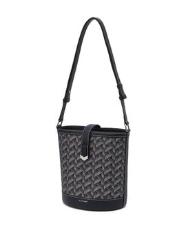 JILLSTUART Navy V Decorated Bucket-type Shoulder Bag