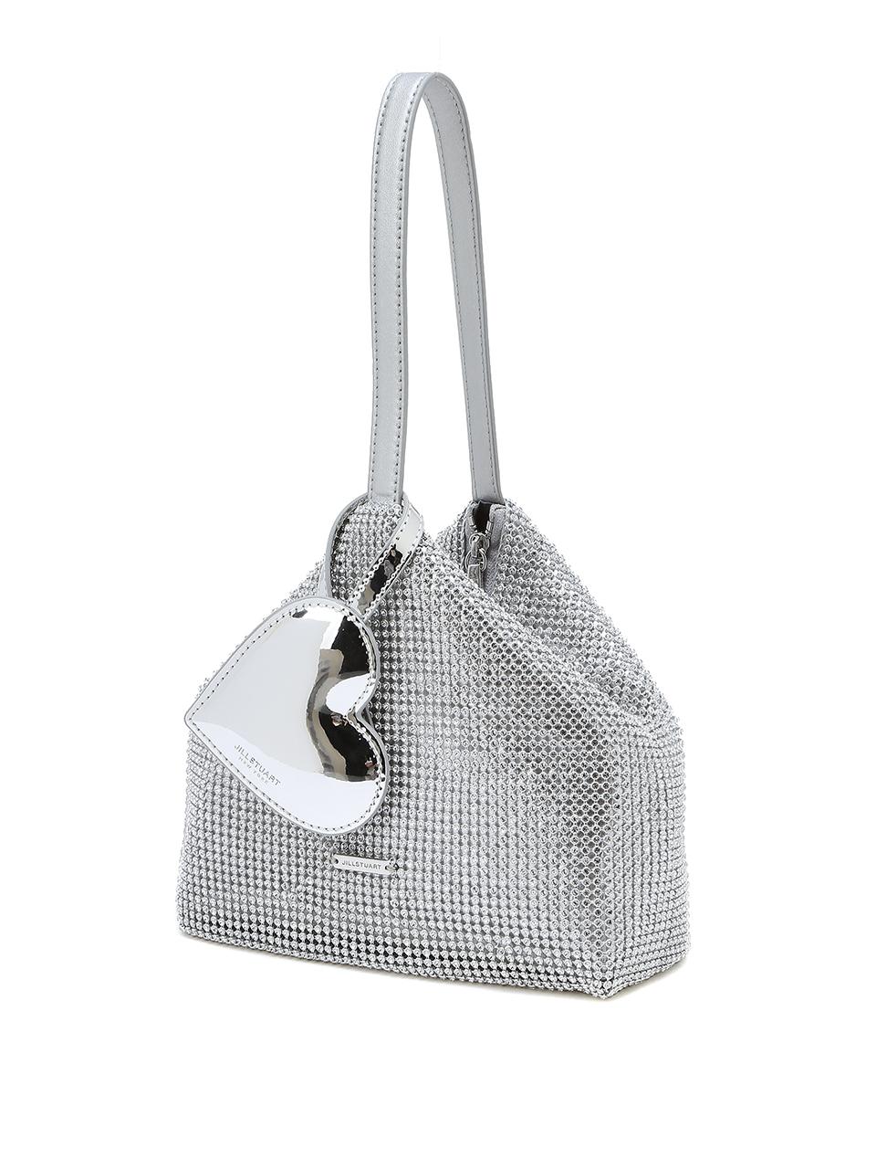 JILLSTUART [STELLA] Cubic Heart Charm Tote Bag [WHITE] (JABA5E452WT)